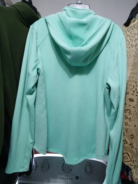 Tek Gear Mint Green Quilted Jacket with Hood - Picture 3 of 10